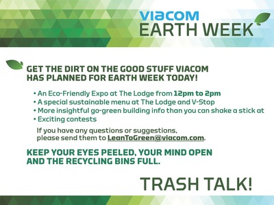 VIACOM’S EARTH WEEK RECYCLING EBLAST